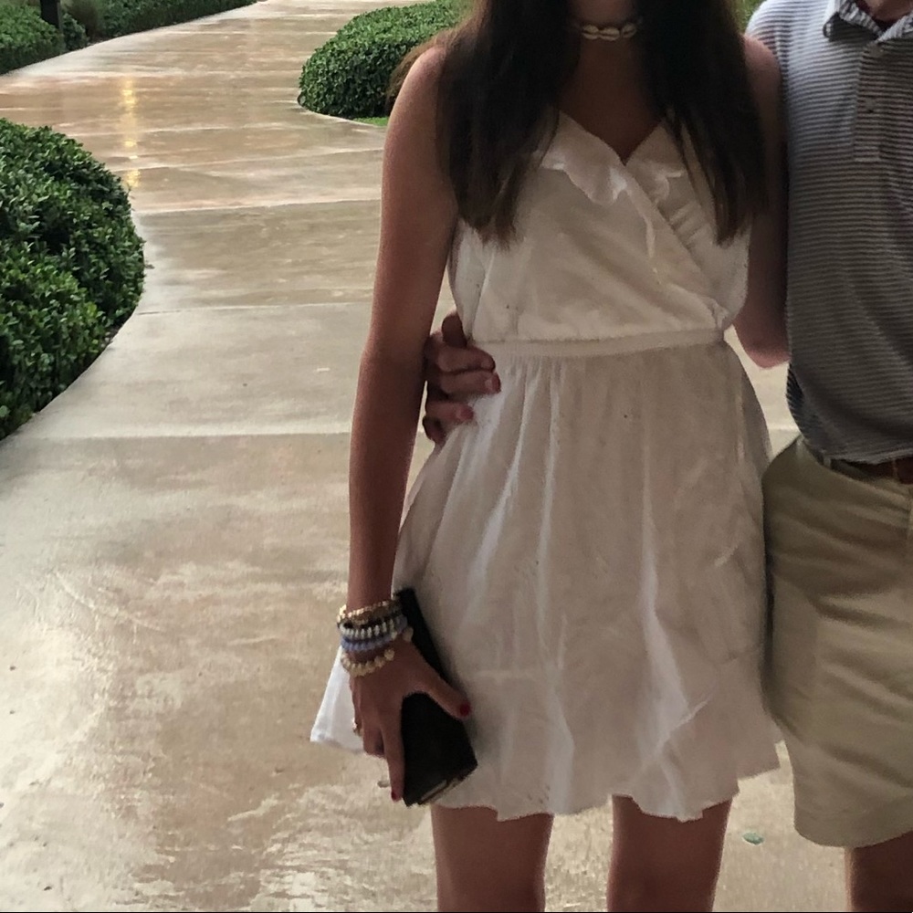 Express white floral dress